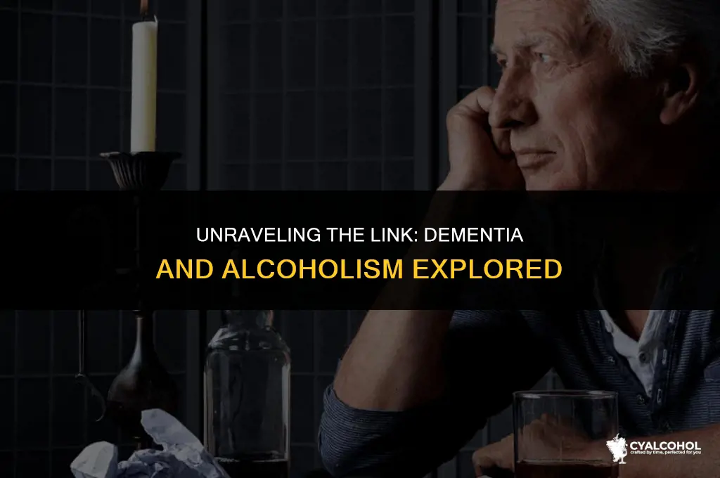 what is dementia associated with alcoholism