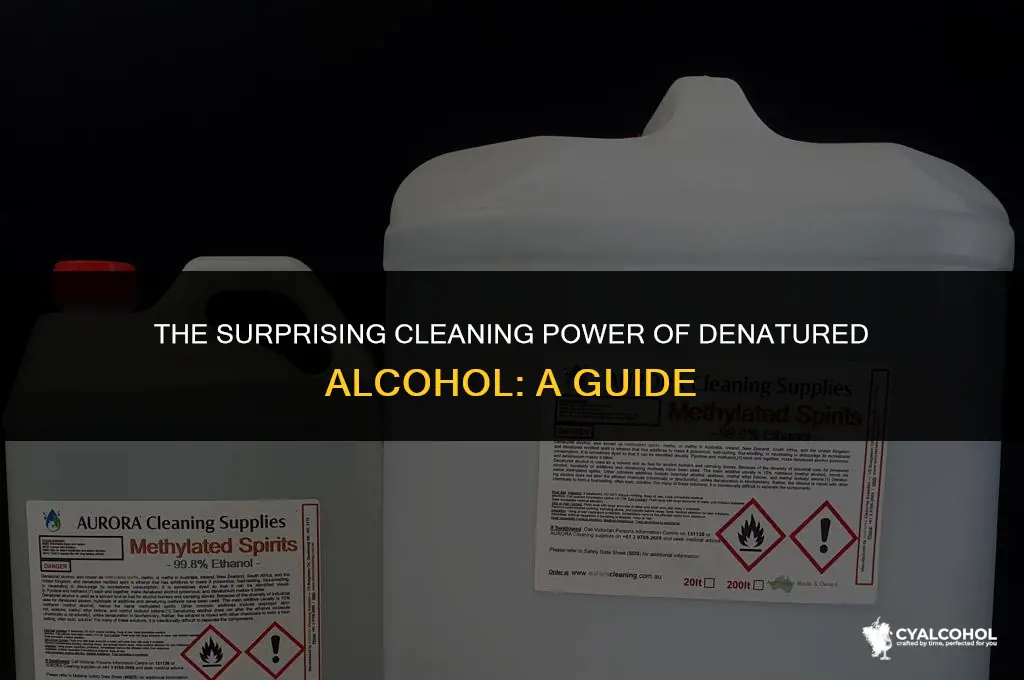 what is denatured alcohol for cleaning