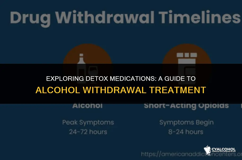 what is detox medicine for alcohol