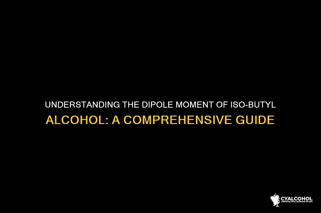 what is dipole moment of iso butyl alcohol