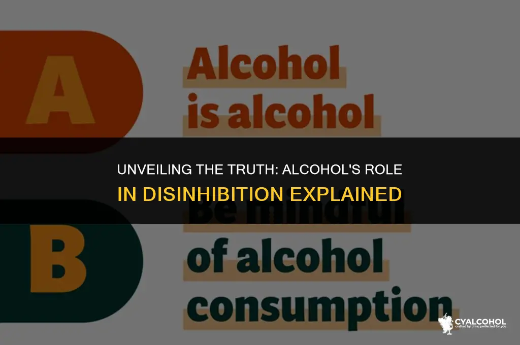 what is disinhibition related to alcohol