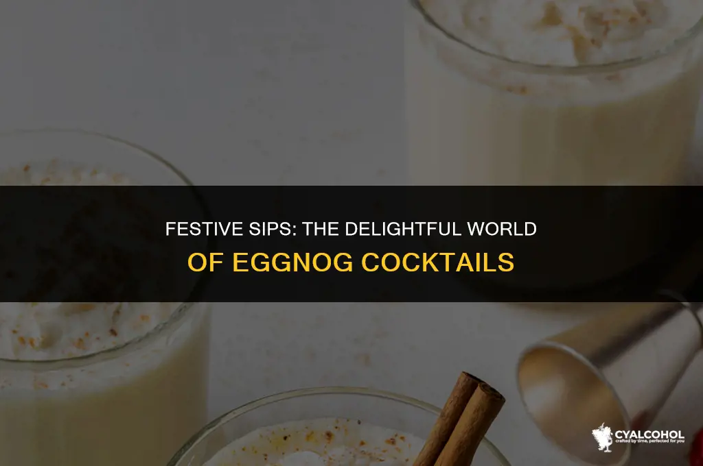 what is eggnog with alcohol called