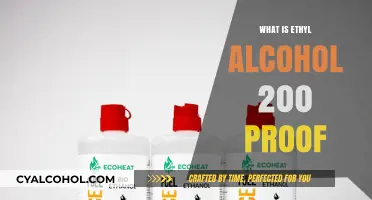 Unveiling the Strength: Understanding Ethyl Alcohol 200 Proof