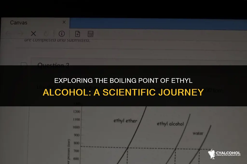what is ethyl alcohol boiling point