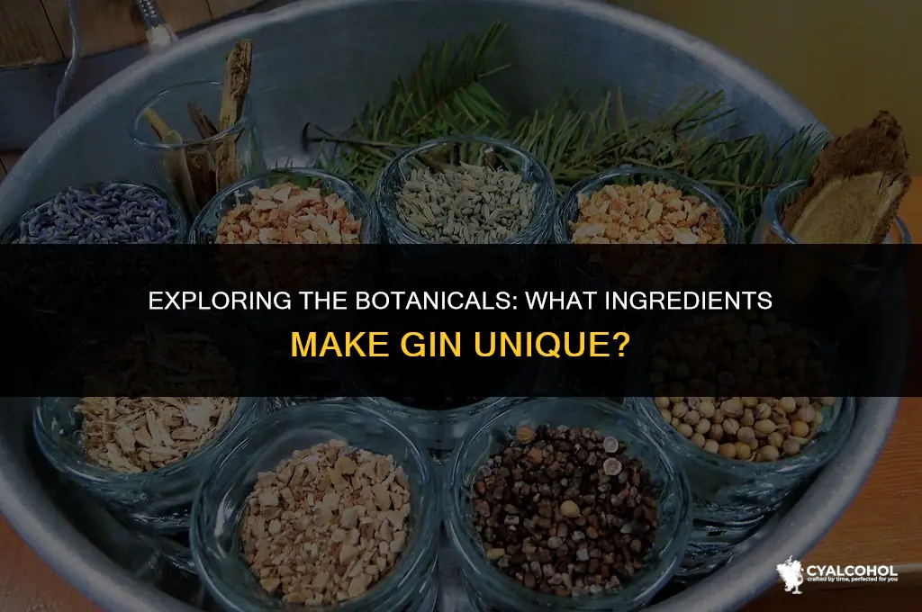 what is gin alcohol made from