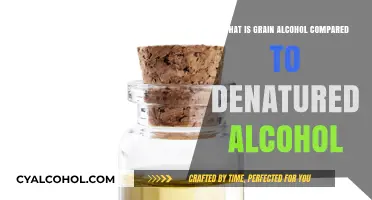 Grain Alcohol vs. Denatured Alcohol: Key Differences and Uses Explained
