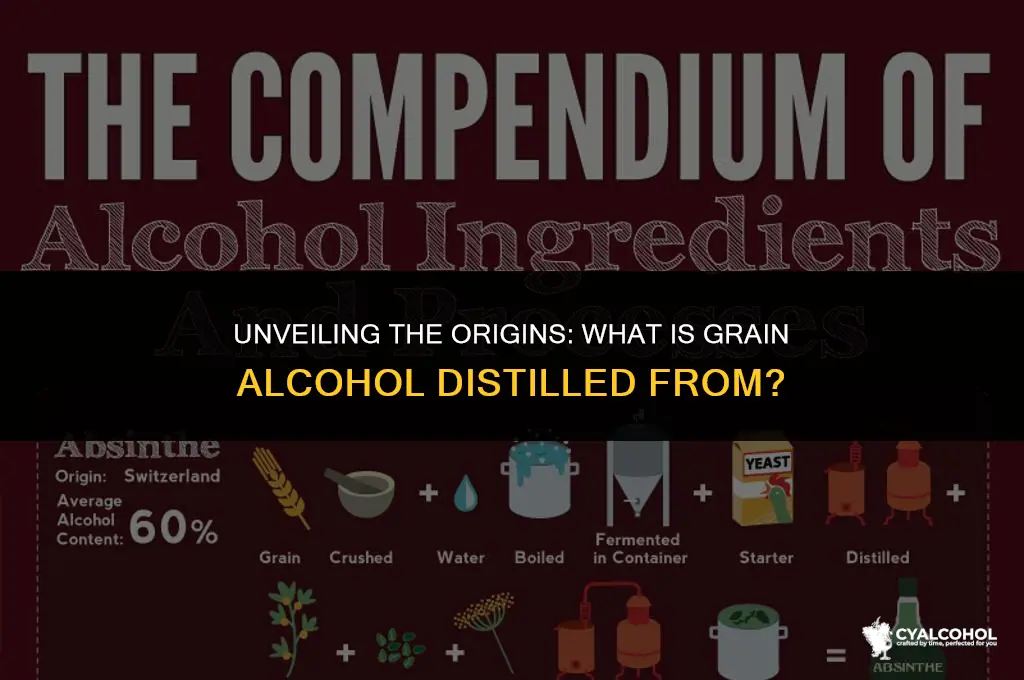what is grain alcohol distilled from