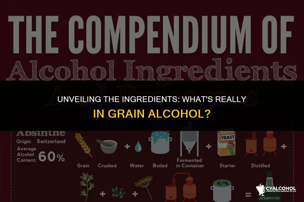 what is grain alcohol made of