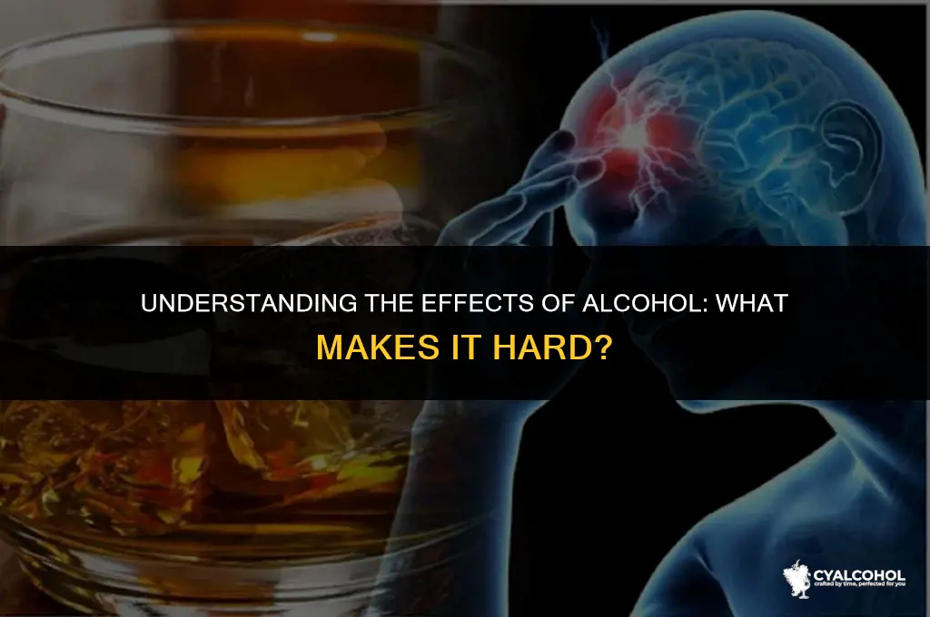 what is hard a in alcohol