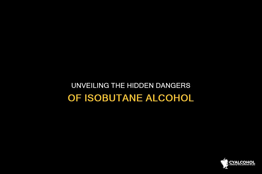 what is hazzardous in isobutane alcohol
