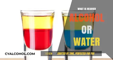 Exploring Density: Is Alcohol Heavier Than Water?