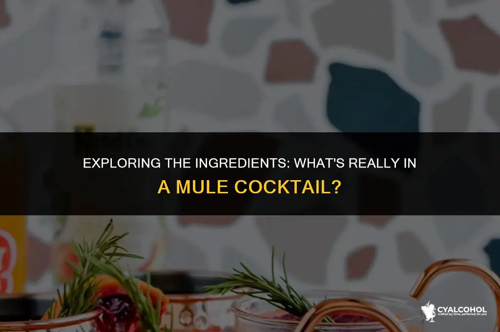 what is in a mule alcohol