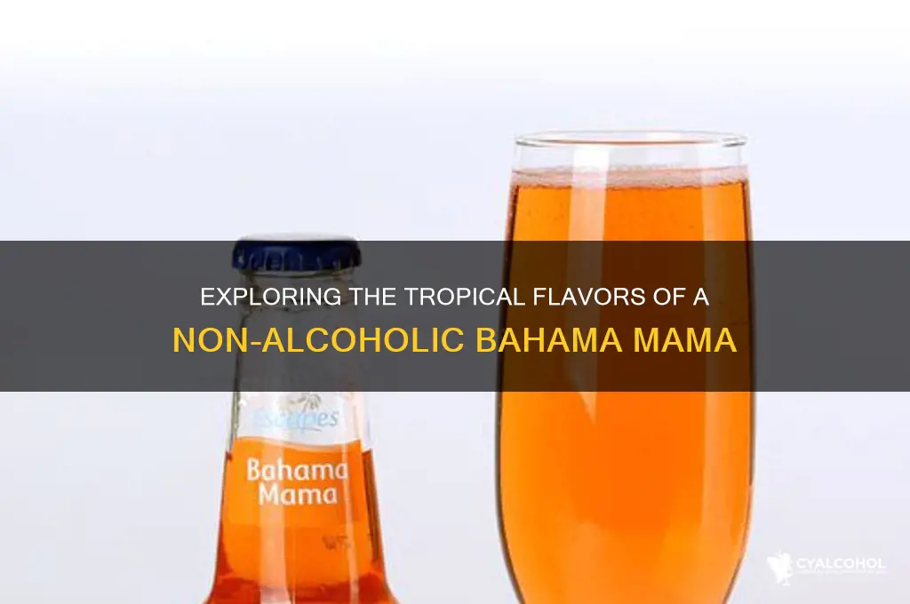what is in a non alcoholic bahama mama