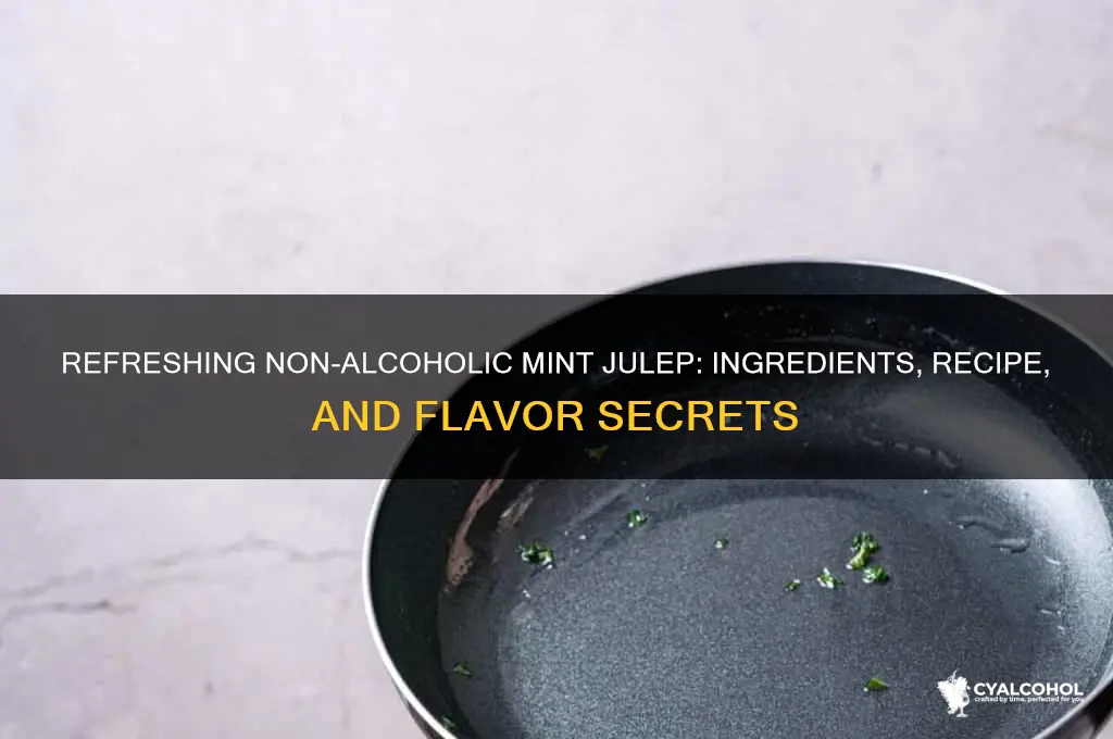 what is in a non alcoholic mint julep
