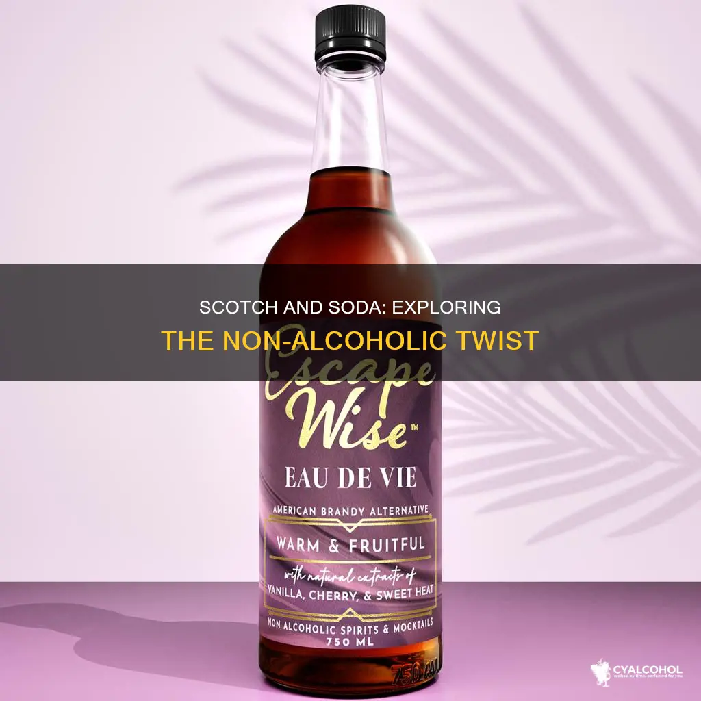 what is in a non alcoholic scotch and soda