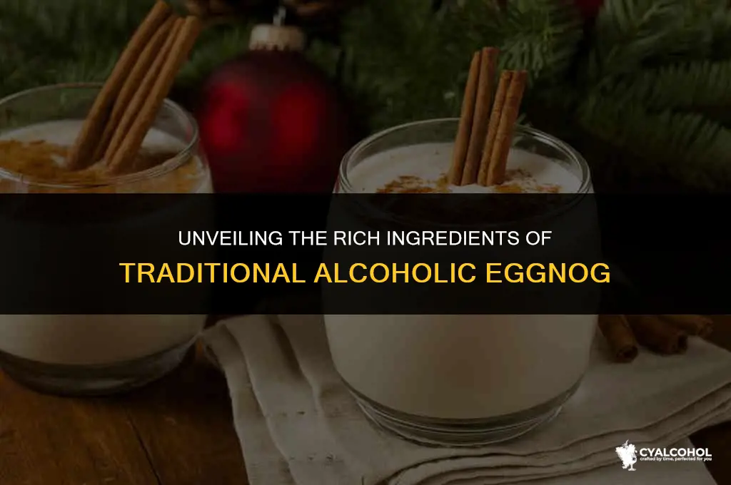 what is in alcoholic egg nog