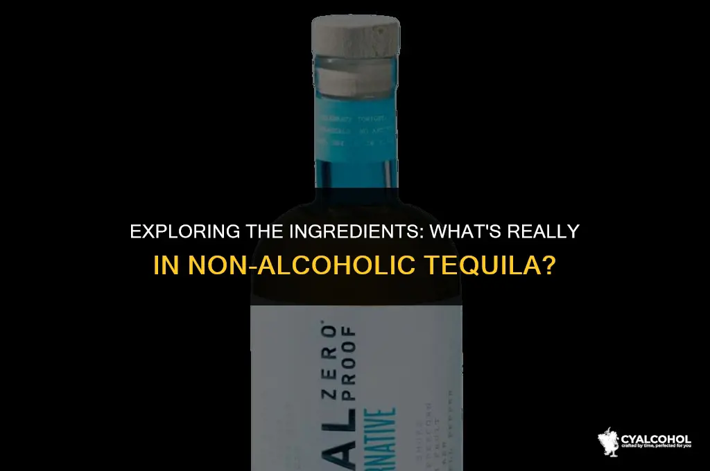 what is in non alcoholic tequila