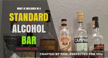 Essential Components of a Standard Alcohol Bar: A Comprehensive Guide