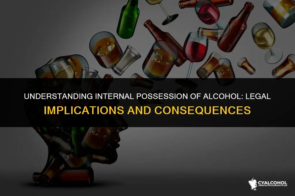 what is internal possession of alcohol