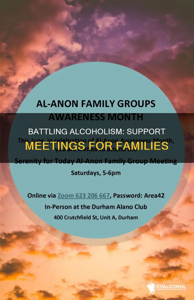 what is it called for meetings for families of alcoholics