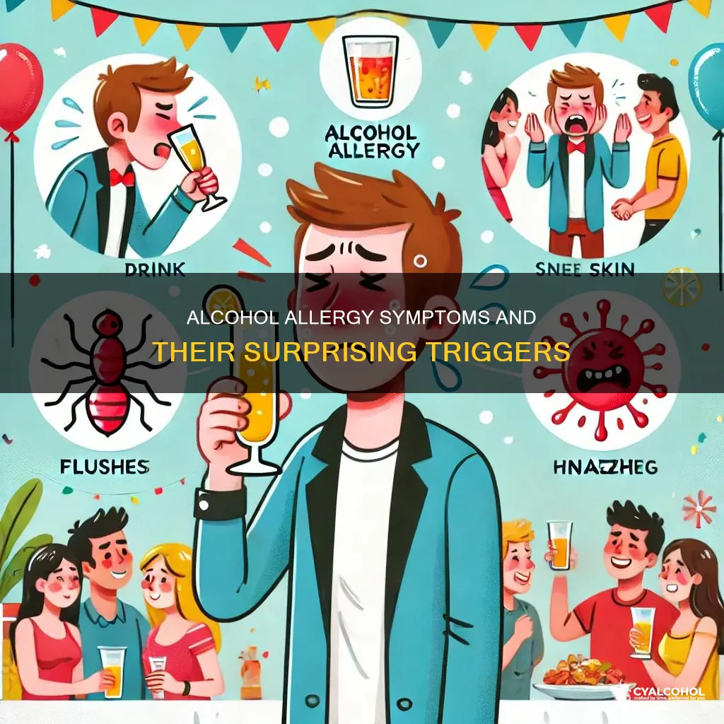 what is it called when you are allergic to alcohol