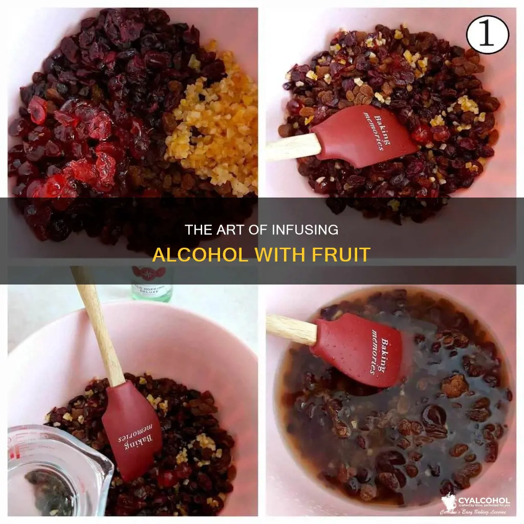 what is it called when you soak fruit in alcohol