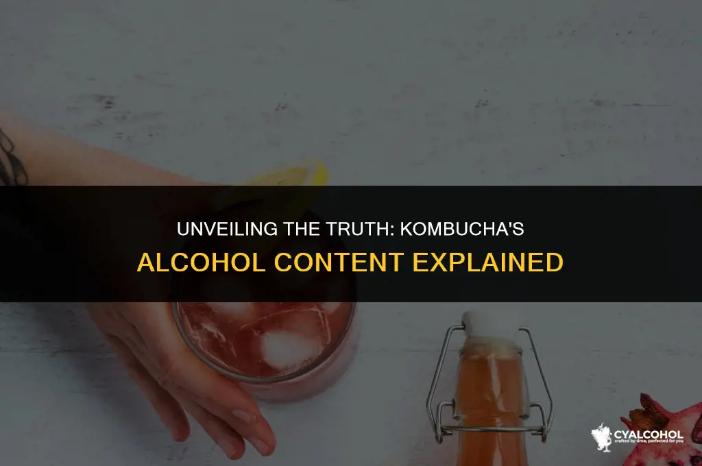 what is kombucha made of alcohol