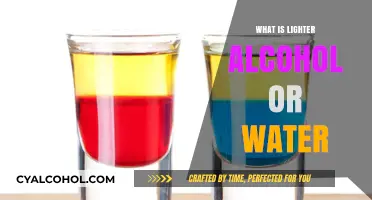 Exploring Density: Is Alcohol Lighter Than Water?