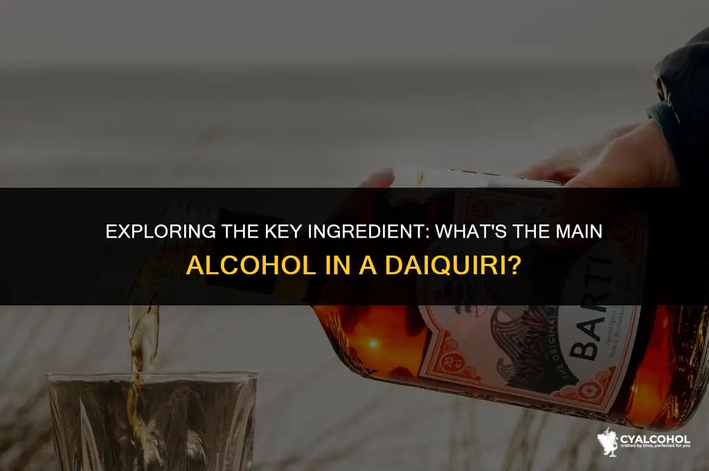 what is main alcohol in daiquiri