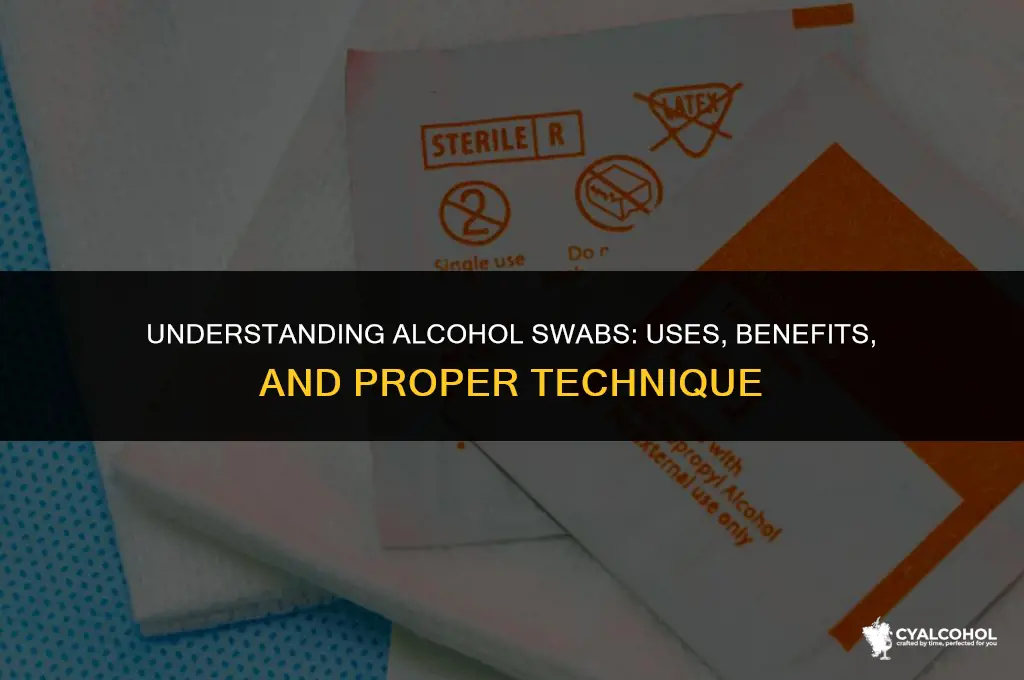 what is meaning of alcohol swab