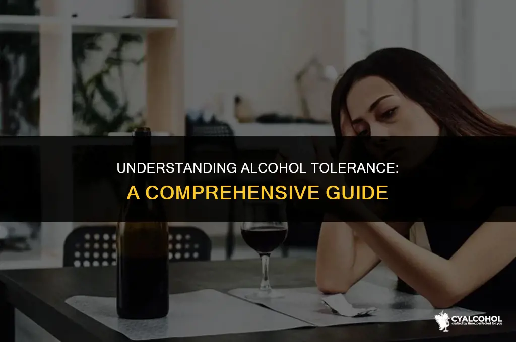what is meant by alcohol tolerance