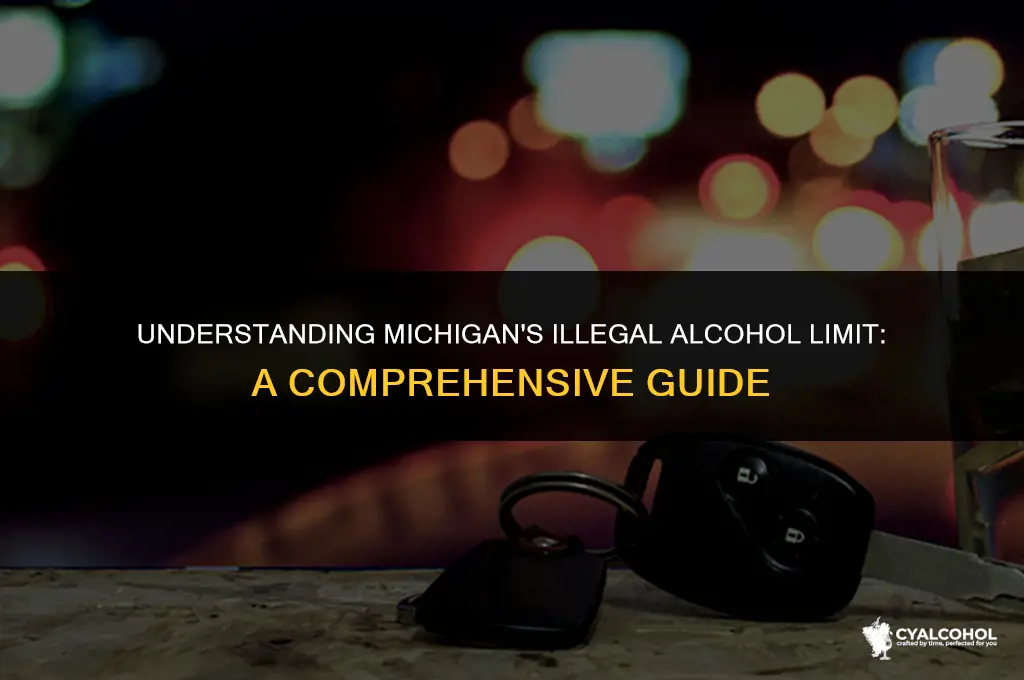 what is michigans illegal alcohol limit