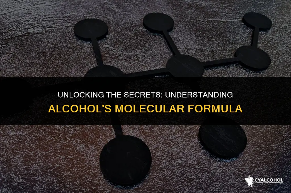 what is molecular formula for alcohol