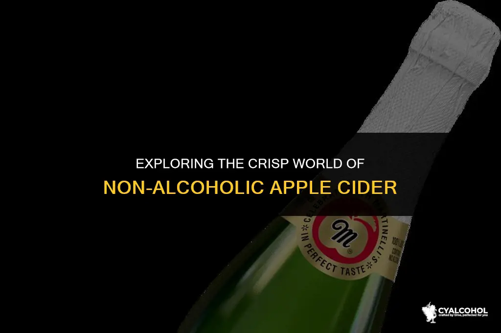 what is non alcoholic apple cider