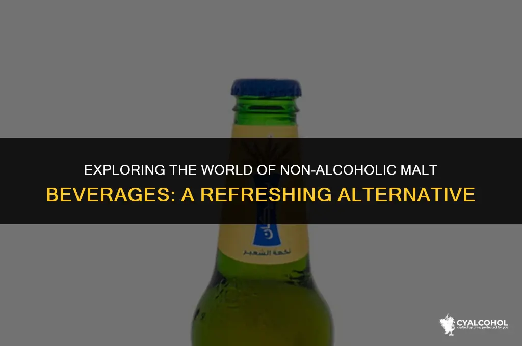 what is non alcoholic malt beverage