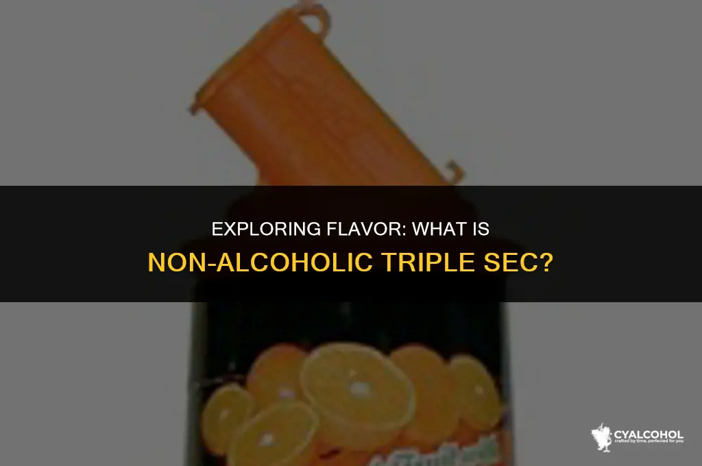 what is non alcoholic triple sec