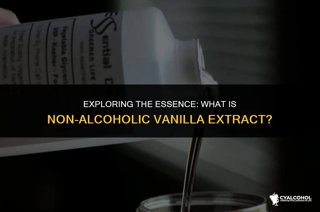 what is non alcoholic vanilla extract