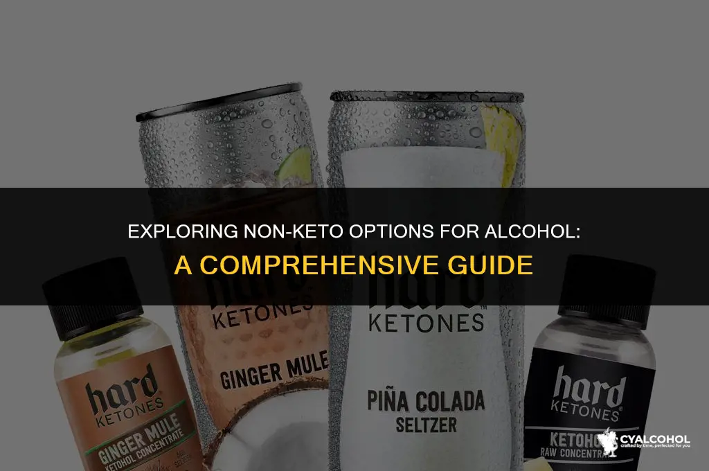 what is non keto for alcohol
