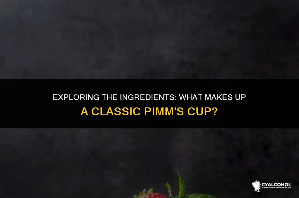 what is pimms alcohol made of