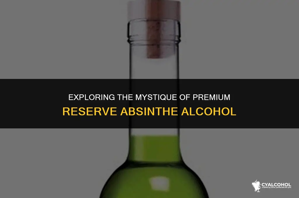 what is premium reserve absinthe alcohol
