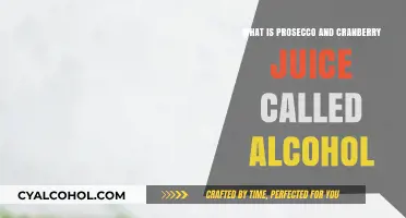 Prosecco and Cranberry Juice Cocktail: A Festive Alcoholic Blend