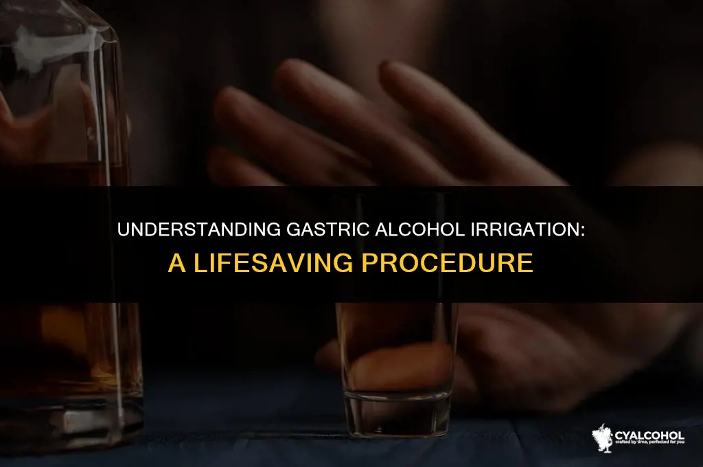 what is pumping the stomach alcohol