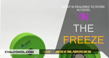 Freezing Alcohol: Containers and Storage Tips