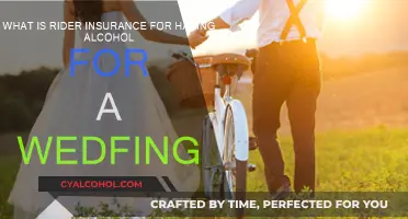 Liquor Liability Rider: Wedding Insurance Essential