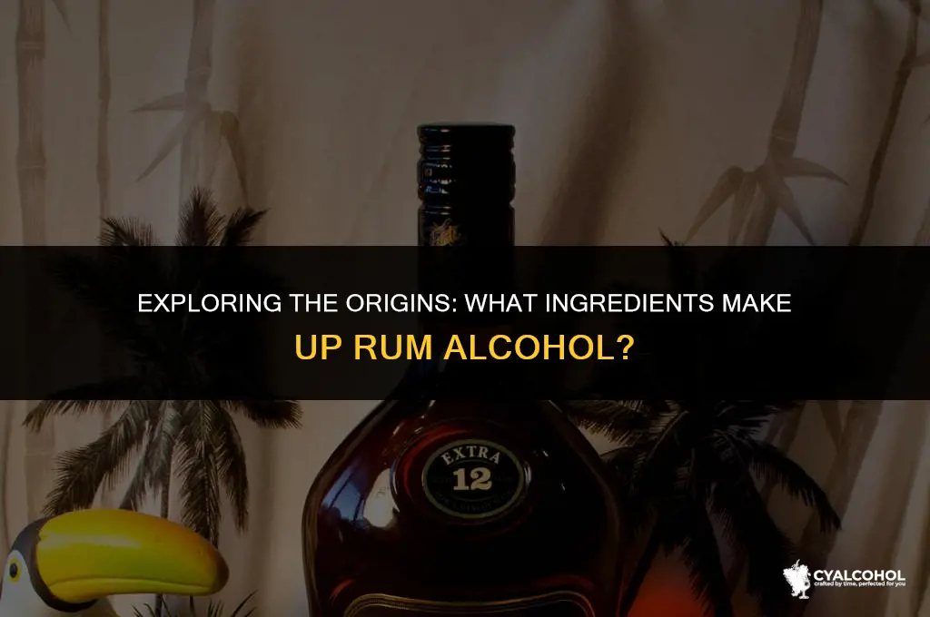 what is rum alcohol made from