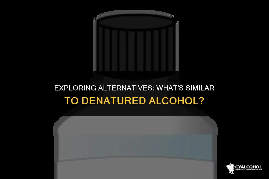 what is similar to denatured alcohol