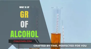 Understanding the Specific Gravity of Alcohol: A Comprehensive Guide