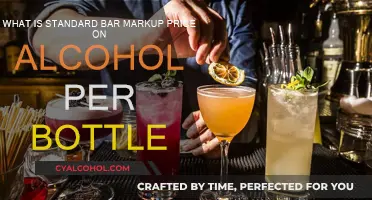 Bar Markup Pricing: Alcohol Bottle Standard