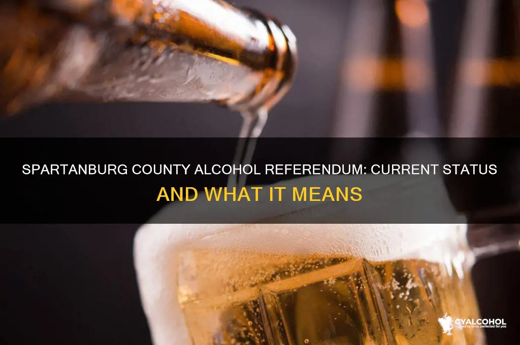 what is status of spartanburg county alcohol referendum