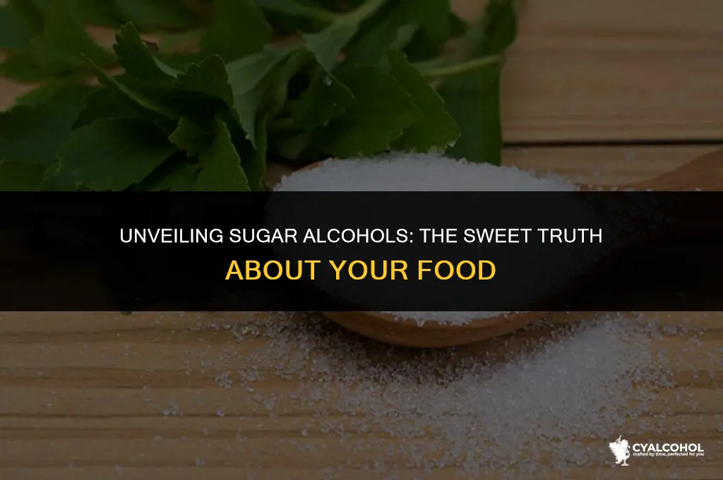 what is sugars alcohol in foods